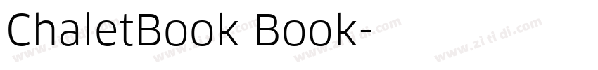 ChaletBook Book字体转换 ChaletBook Book字体转换
